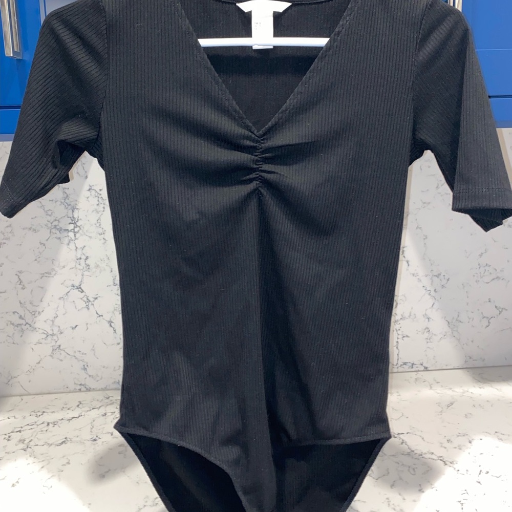 H and M black bodysuit